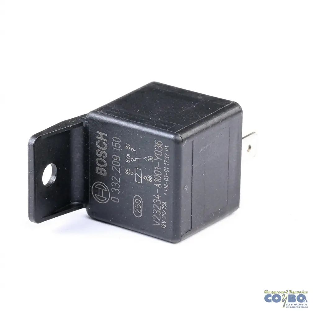 RELAY 12V P/ALARMAS LUCES 5PAT 87A R2262