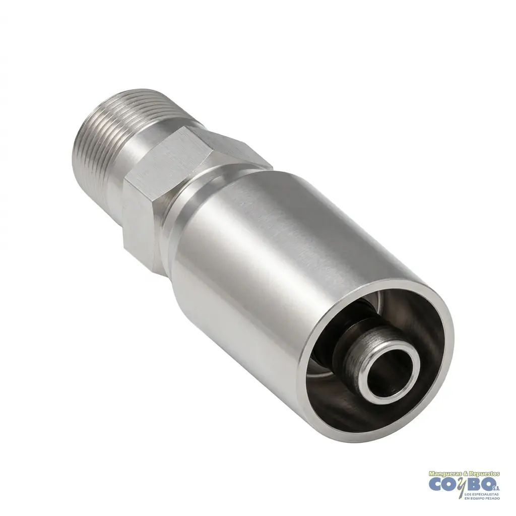 ACOPLE M 1/8 NPT P/MANG TEFLON 1/4