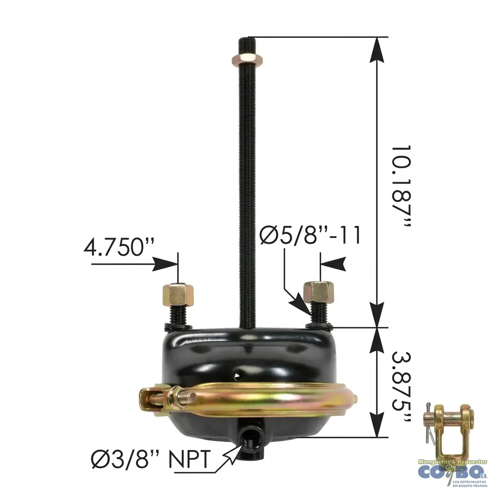 PULMON SENCILLO 6" T20 P0220 A2000S SC20 - Miniatura 2