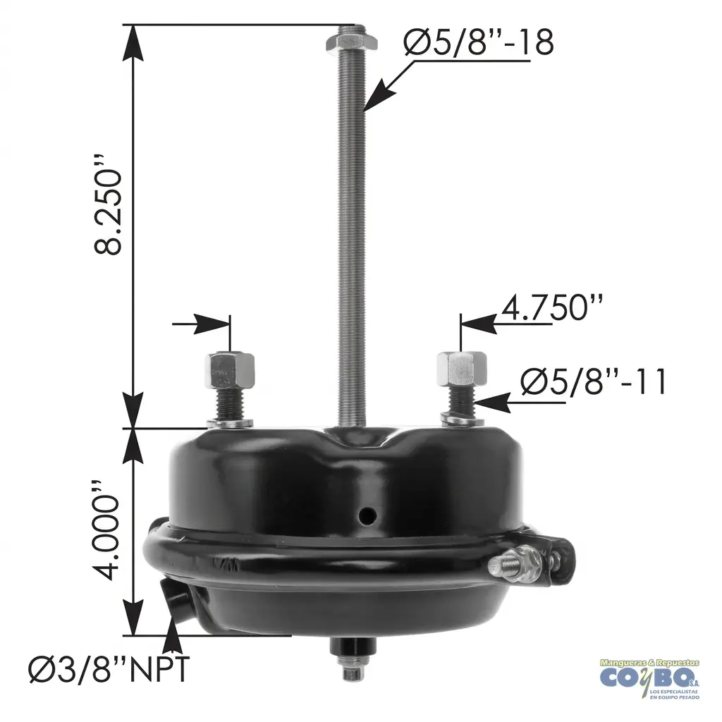 PULMON SENCILLO 8" T30 A3000S