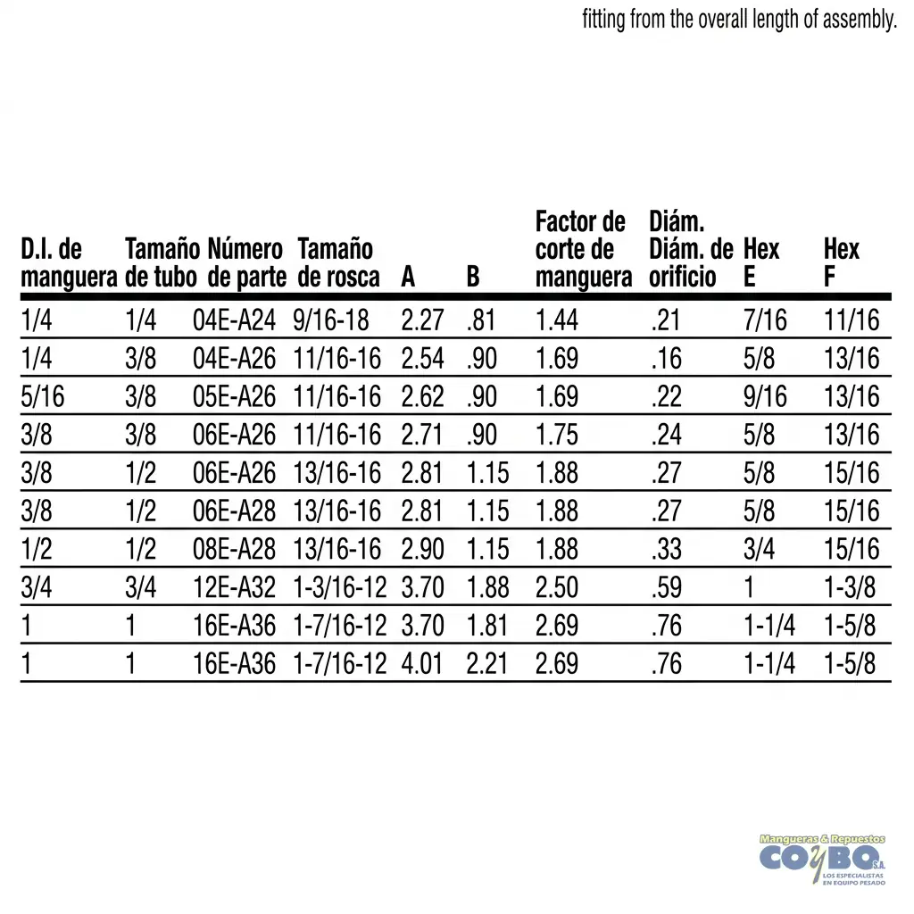 ACOPLE H CAT 3/8 90 P/MANG TEFLON 3/8 - Miniatura 2