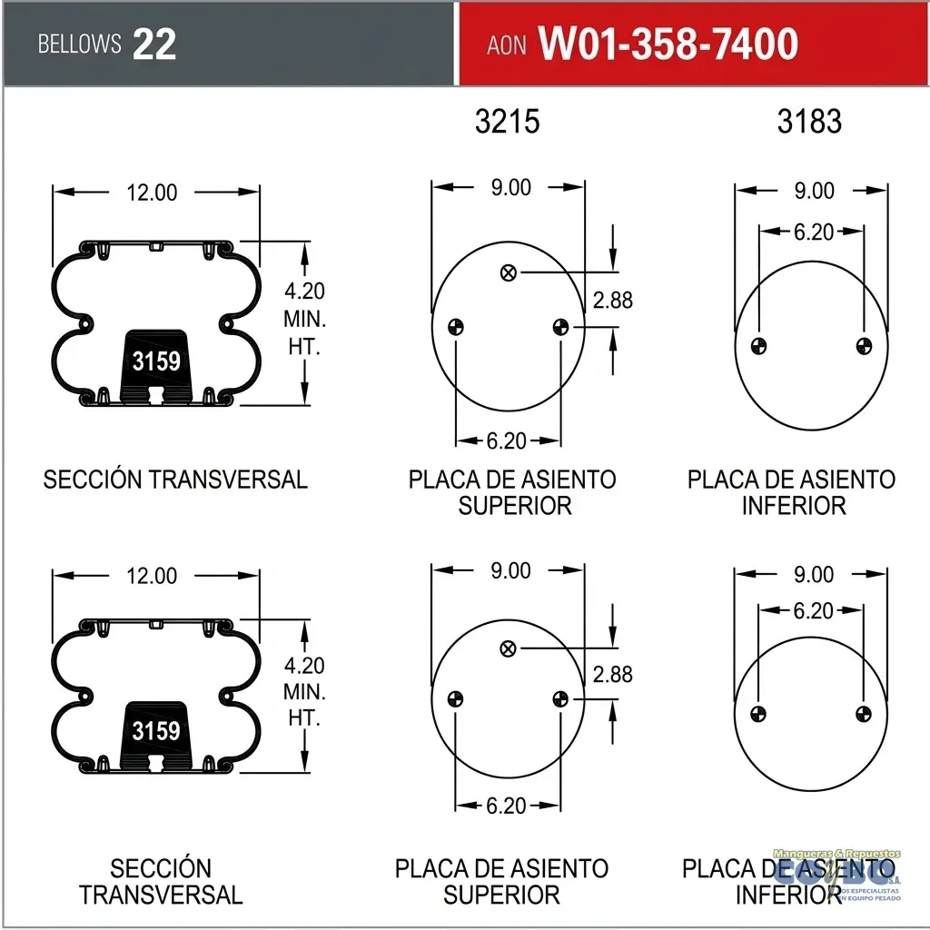 BOLSA SUSPENSION FREIGHT 2 CUERPOS - Miniatura 2
