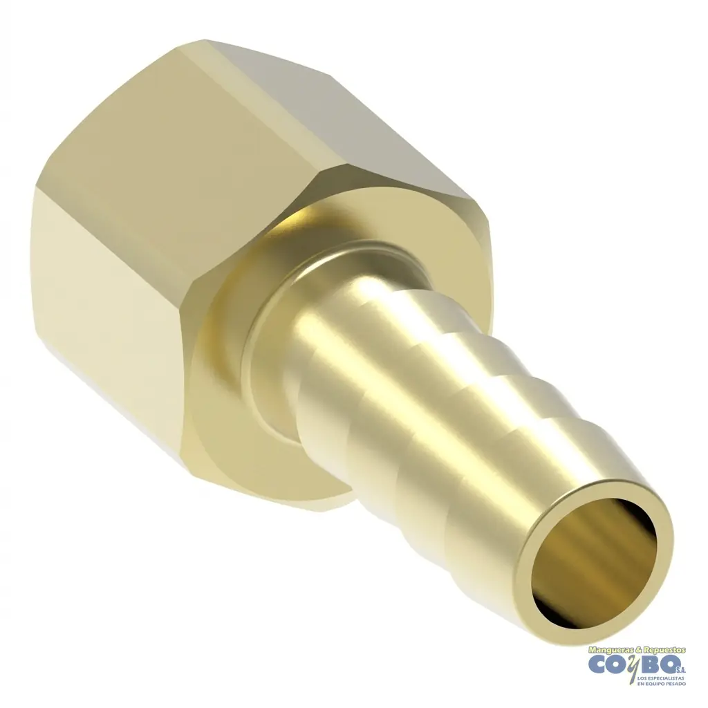 FITTING ESPIGA 1/4 A H NPT 1/4 FIJO - Imagen 1