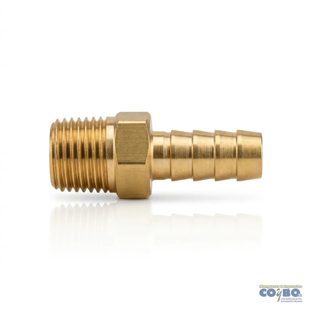FITTING ESPIGA 5/16 A M NPT 1/4 - Imagen 1