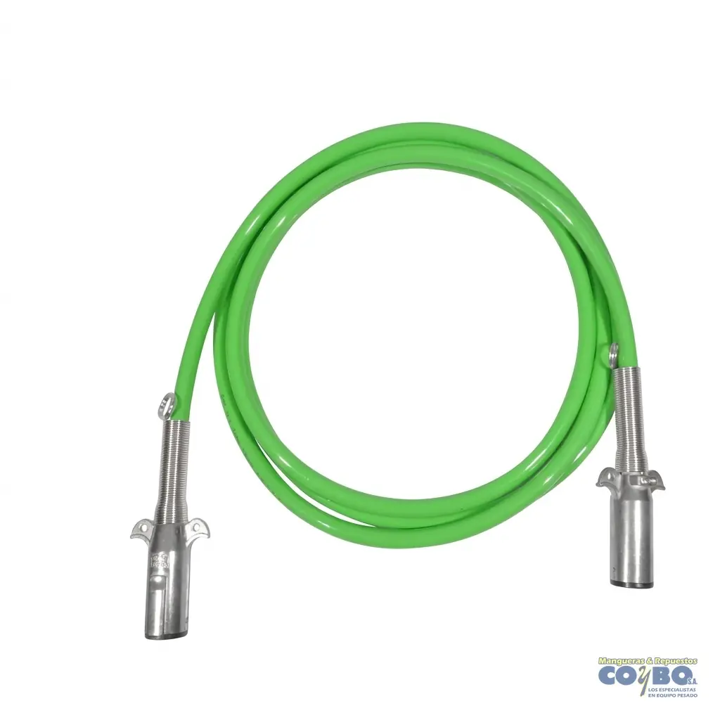 CABLE 7 VIAS15 PIES LISO ABS C/CONECTOR - Miniatura 2