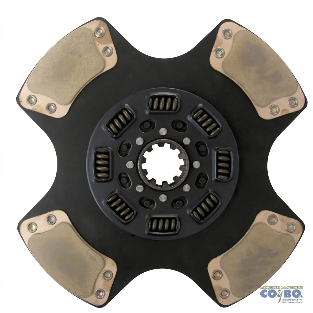 DISCO 2X14" BRONCE RESORTE MANZANA LARGA - Imagen 1