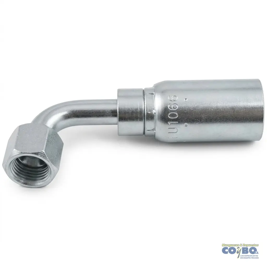 ACOPLE H JIC 3/4 90 P/MANG TEFLON 3/4 - Imagen 1