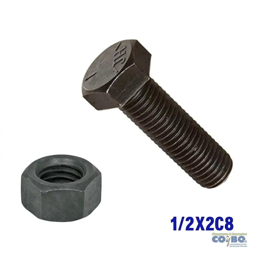 TORNILLO Y TUERCA GRADO 8
