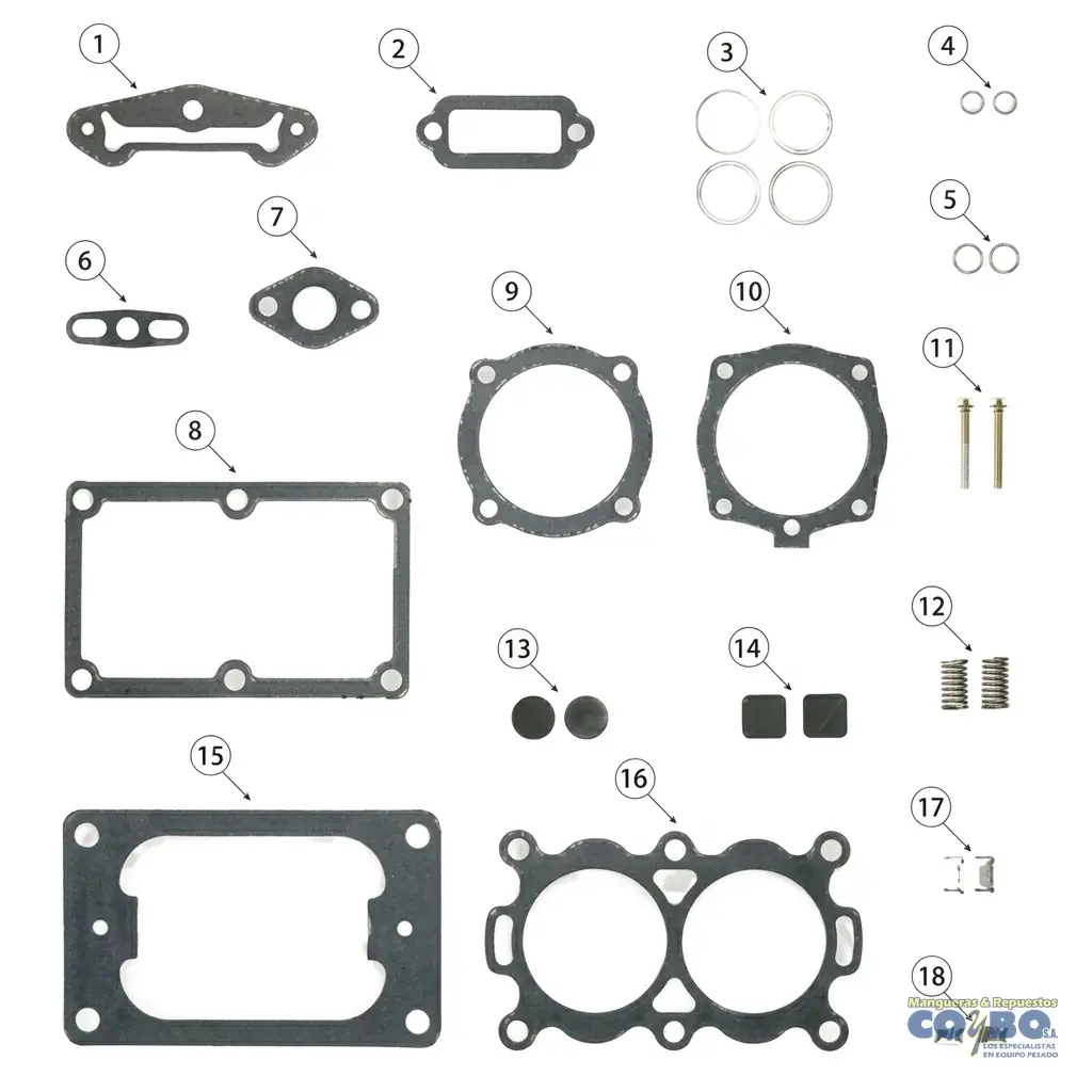 KIT COMPRESOR MIDLAND 1300 - Imagen 1
