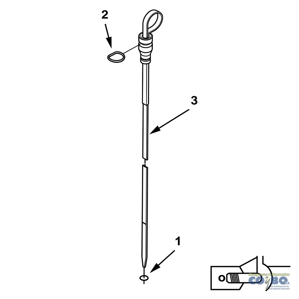 ORING PASO DIESEL CUMMINS 855 N14 (8) - Miniatura 2