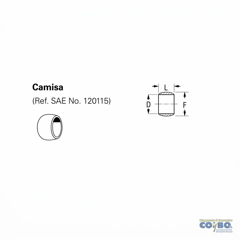 CONO PARA MANGUERA NYLON 5/8 X3 - Miniatura 2