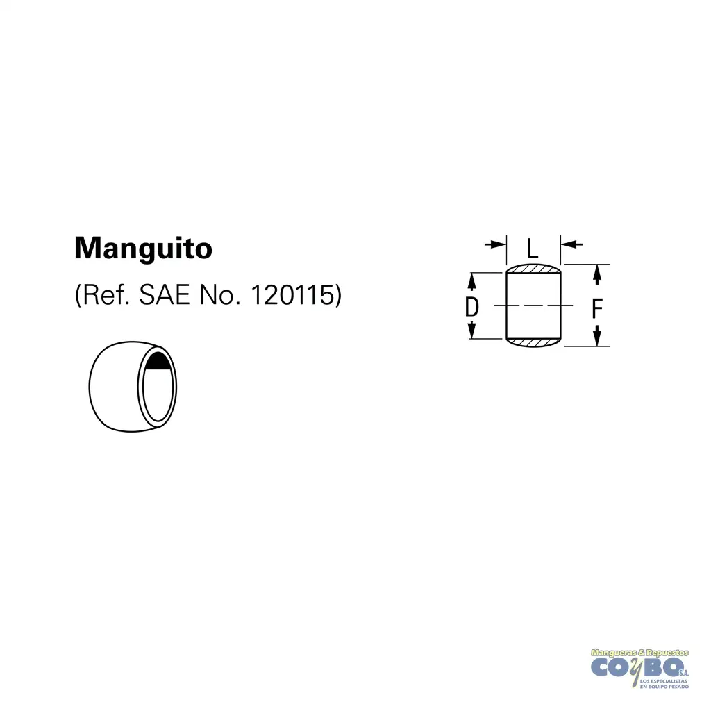 CONO PARA MANGUERA NYLON 1/2 X3 - Miniatura 2
