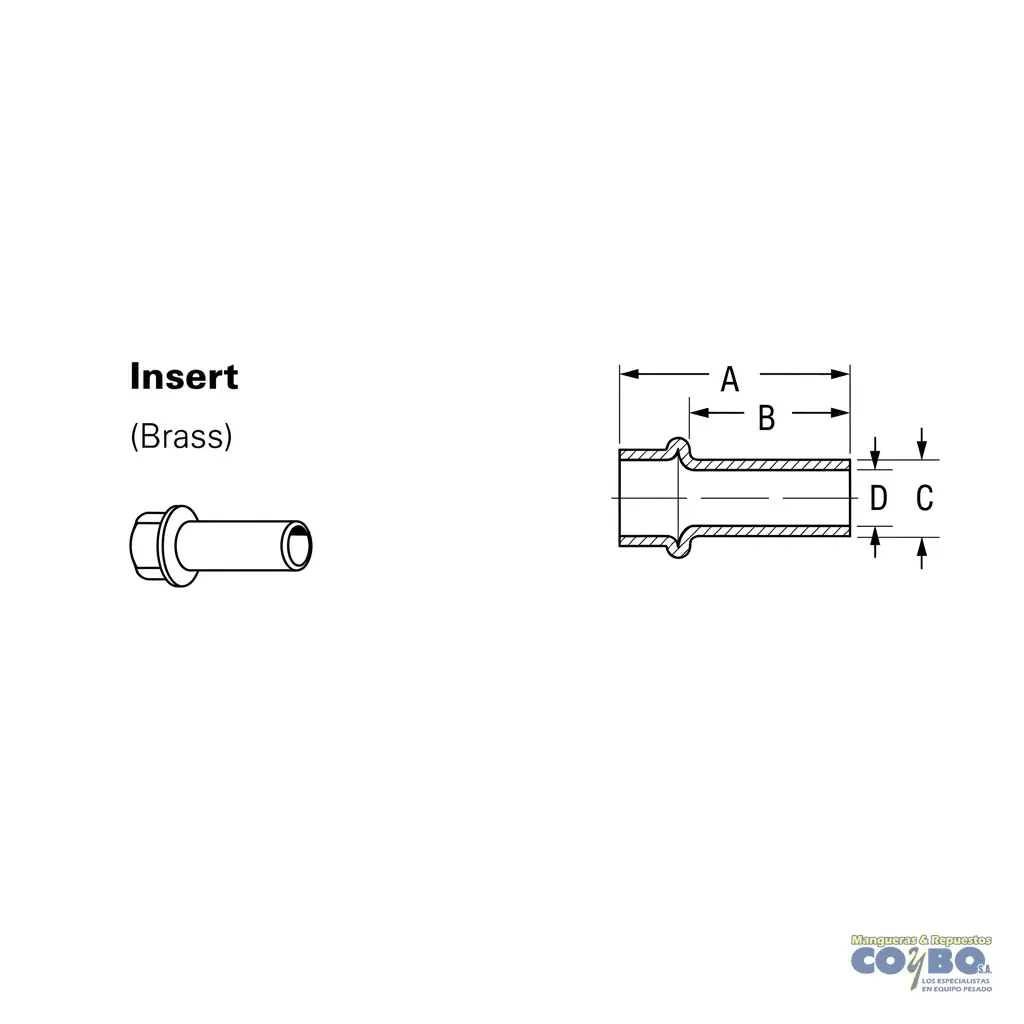 GUIA P/MANG NYLON 1/8 X5 - Miniatura 2