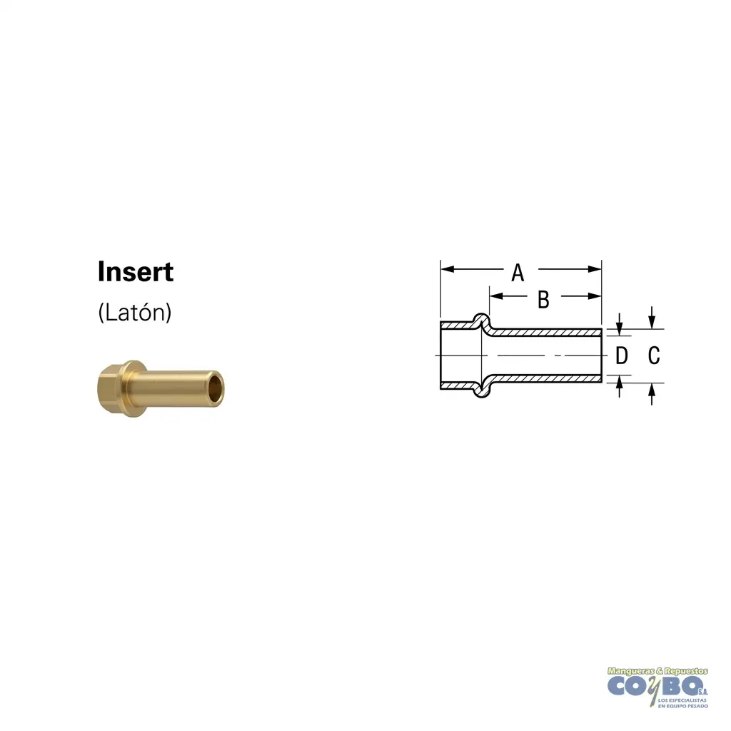 GUIA P/MANG NYLON 5/16 X3 - Miniatura 2