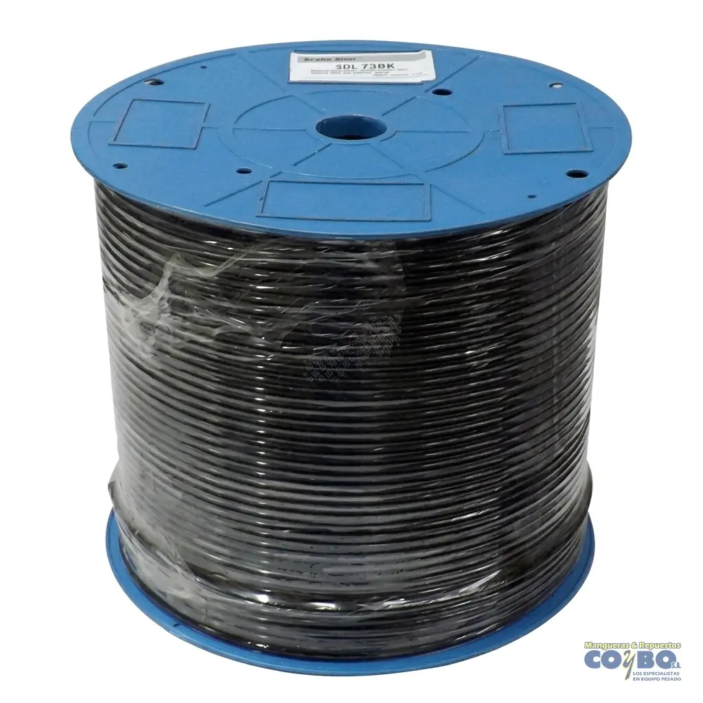 MANG 1/4 NYLON PASO AIRE NEGRA - Imagen 1