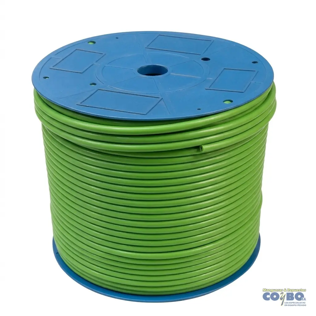 MANG 1/4 NYLON PASO AIRE VERDE - Imagen 1