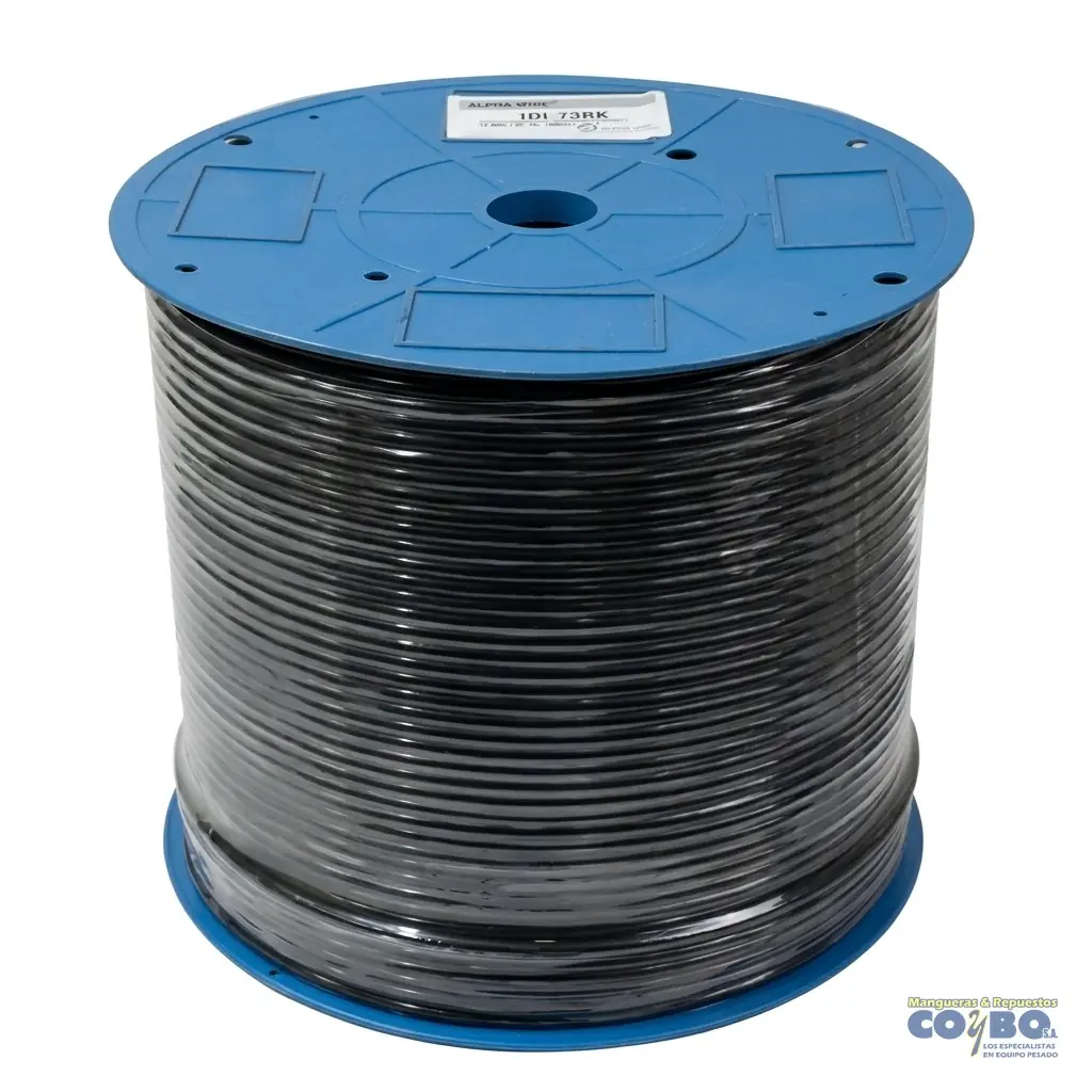 MANG 1/2 NYLON PASO AIRE NEGRA - Imagen 1