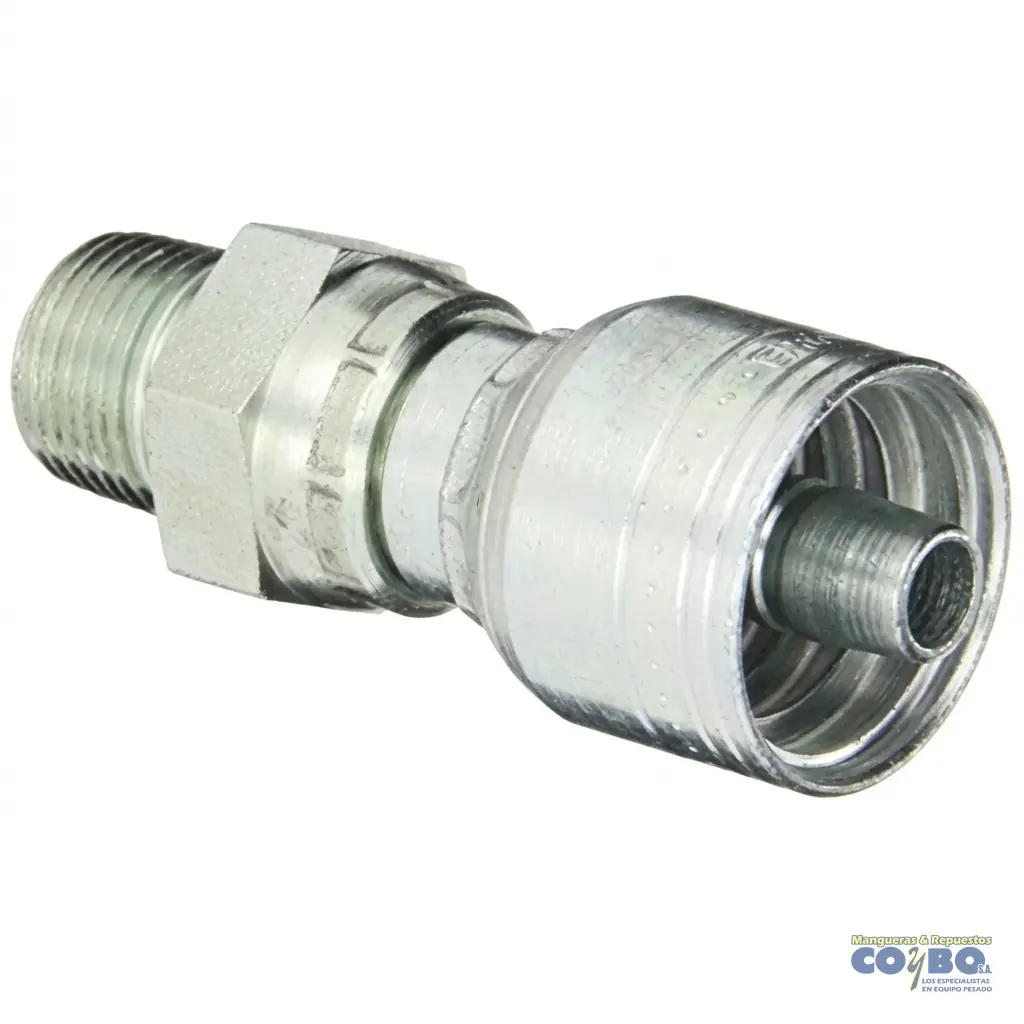 AC M NPT 3/8 GIRATORIO A MANG 3/8 R1/R2 - Imagen 1