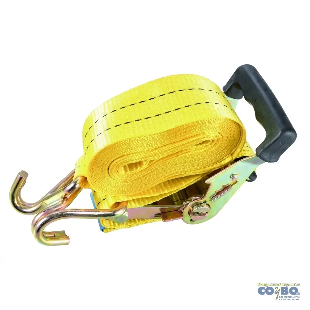 CINTA AMARRE AMARILLA 2" X 30FT - Imagen 1