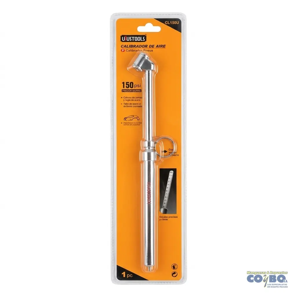 MEDIDOR PRESION AIRE 0-150PSI