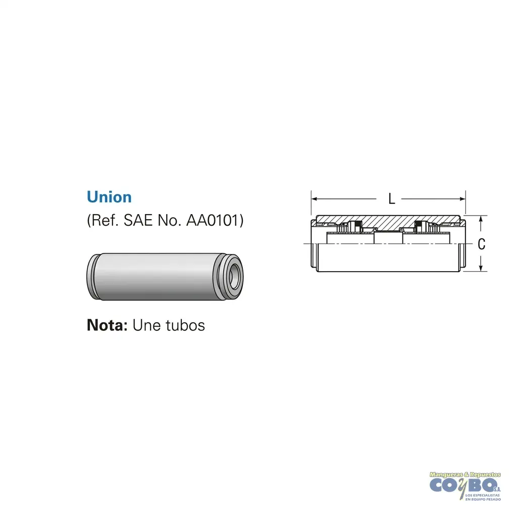 UNION RAPIDA MANG 3/8 - Miniatura 2