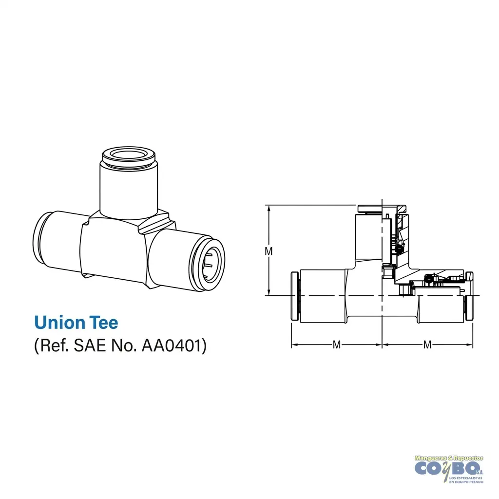 TEE RAPIDA P/ MANG 1/4 - Miniatura 2