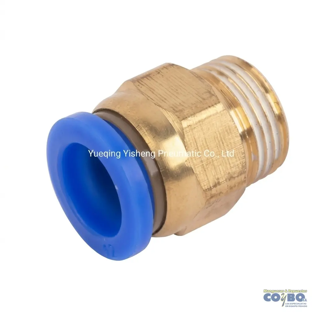 FITTING RAPIDO P/ MANG 1/4 A M NPT 1/4 - Imagen 1