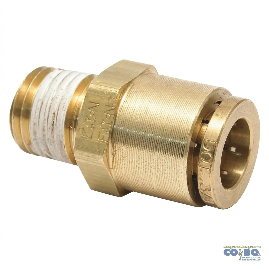 FITTING RAPIDO P/ MANG 3/8 A M NPT 1/4 - Imagen 1