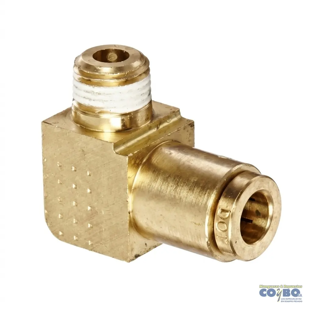 FITTING 90 RAPIDO P/MANG 3/8 A M NPT 1/4 - Imagen 1