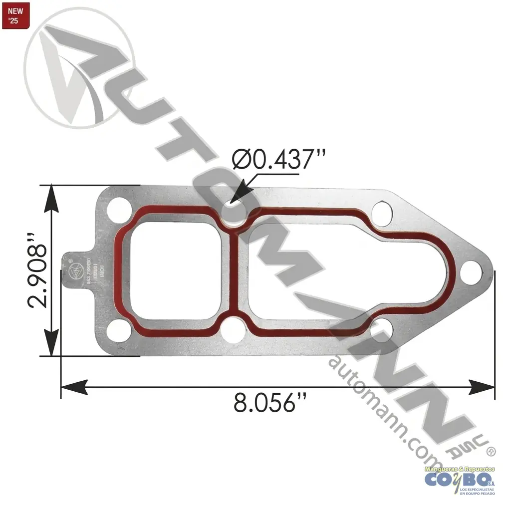 EMP BOMBA AGUA MOTOR PACCARD MX13 - Imagen 1