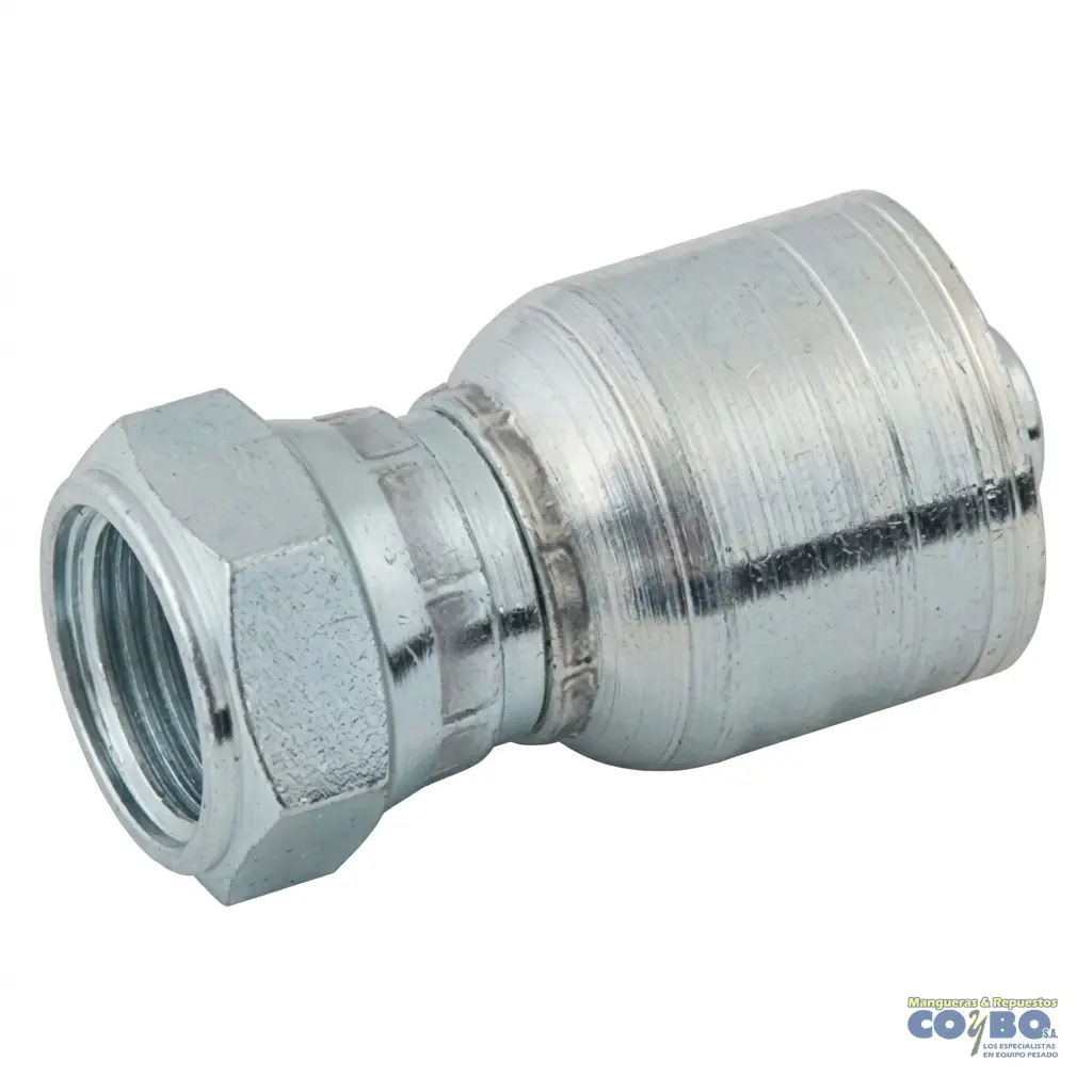 AC H BSPP 3/8 A MANG 1/4 R1/R2 - Imagen 1