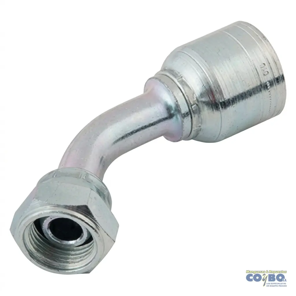 AC H BSPP 3/8 45 A MANG 3/8 R1/R2 - Imagen 1