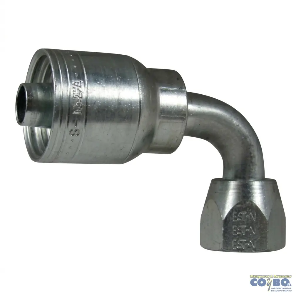 AC H JIC 3/8 90 A MANG 3/8 R1/R2 - Imagen 1
