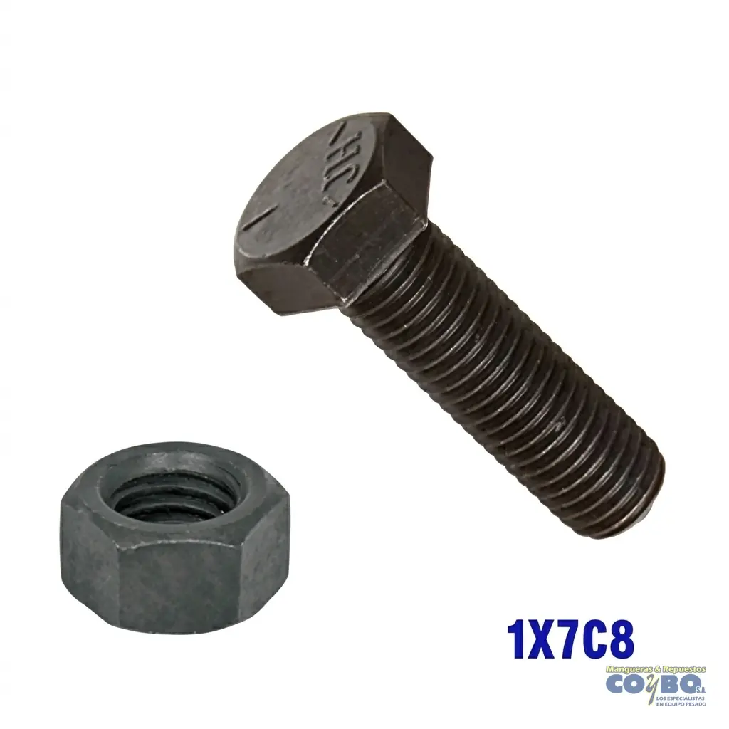 TORNILLO Y TUERCA GRADO 8 - Imagen 1