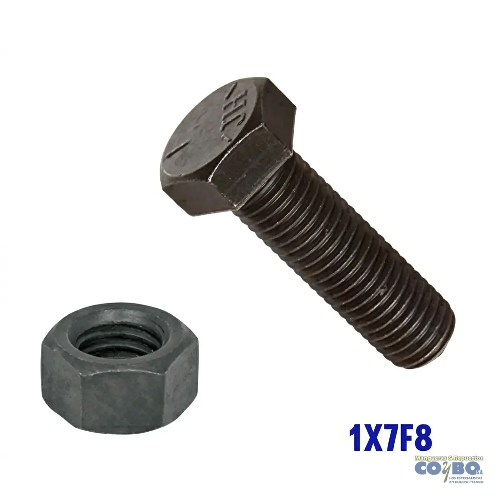 TORNILLO Y TUERCA GRADO 8 - Imagen 1