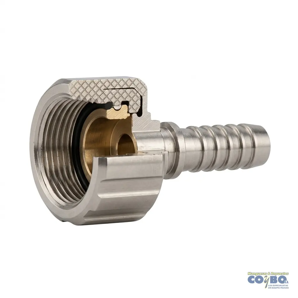 AC H HIDRO 22MMX1.5 SELLO 14MM 1/4 R1/R2 - Imagen 1