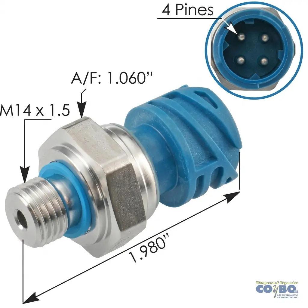 SENSOR COMBUST PACCARD MX13 KW-PET - Imagen 1