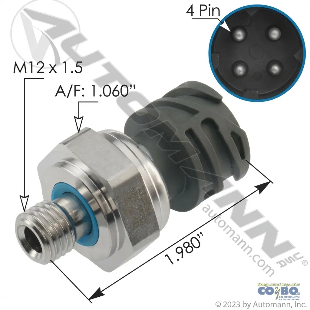 SENSOR PRESIÓN TURBO PACCARD MX13 KW-PET - Imagen 1
