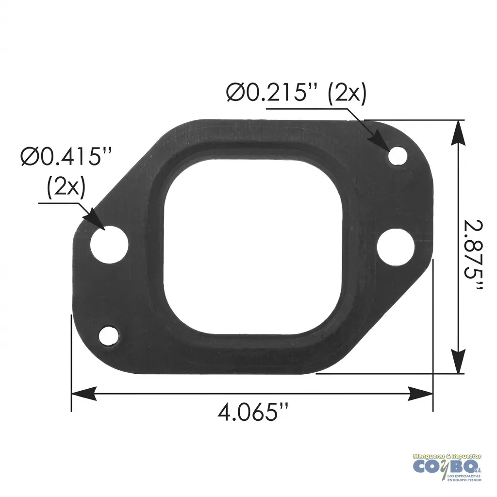 EMPAQUE MANIFUL ESCAPE MP8 VOLVO D13 - Imagen 1