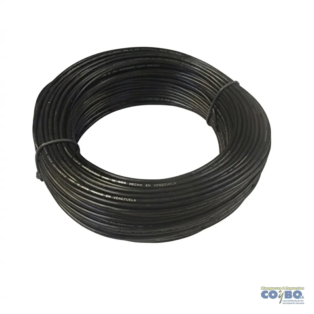 CABLE AUTOMOTRIZ #14 30MTS NEGRO CARRUCH - Imagen 1