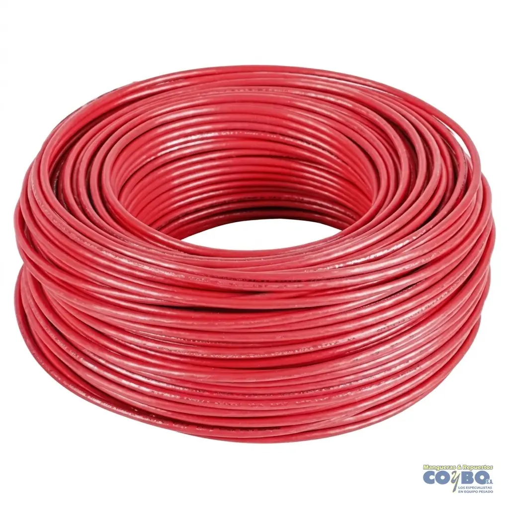 CABLE AUTOMOTRIZ #16 30MTS ROJO CARRUCHA - Imagen 1