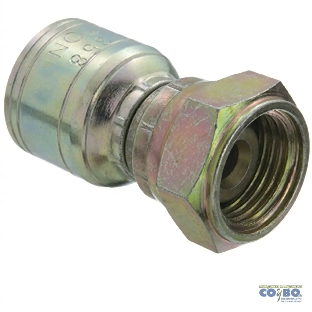 AC H BSPP 1/4 A MANG 1/4 R1/R2 - Imagen 1
