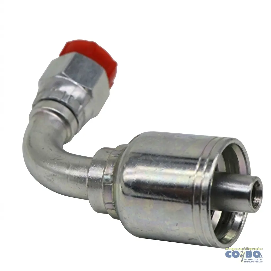 AC H BSPP 3/8 90 A MANG 3/8 R1/R2 - Imagen 1