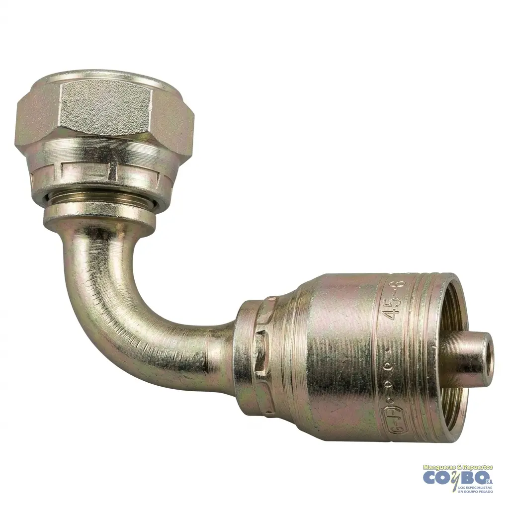 AC BSPP 3/4 90 A MANG 3/4 R1/R2 - Imagen 1