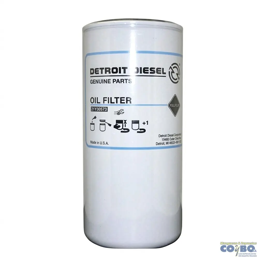 ORIG FILTRO ACEITE DETROIT S60 (2) - Miniatura 2