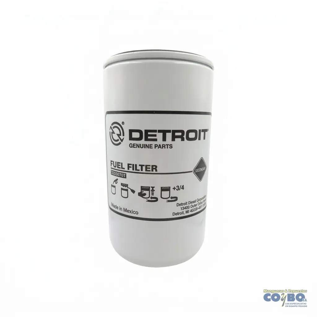 ORIG FILTRO DIESEL SECUND DETROIT S6