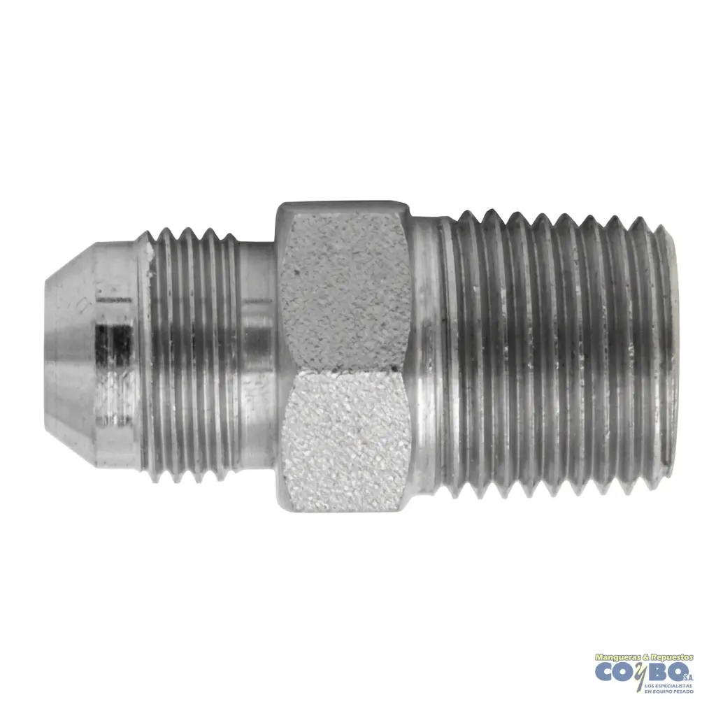 CONEC C5205 M JIC 1/4 A M NPT 1/8 - Imagen 1