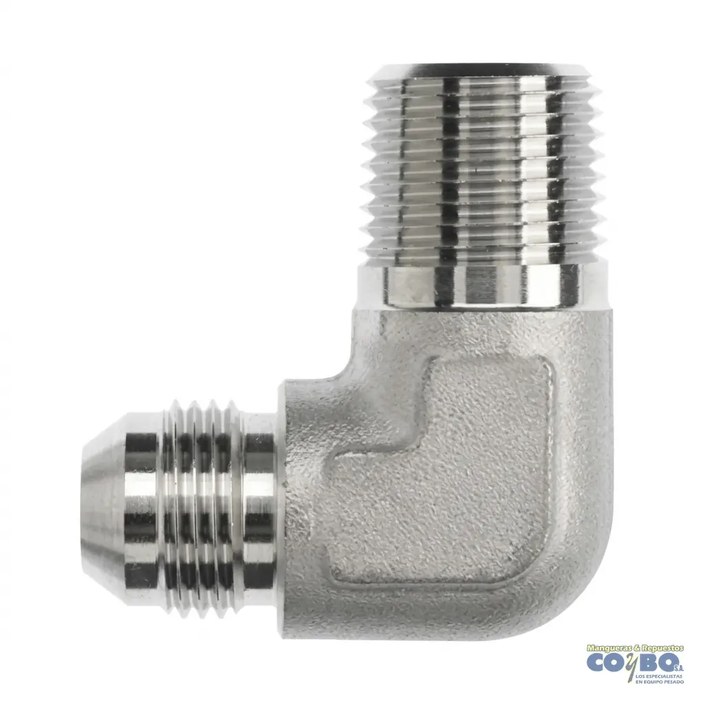 CONEC C5405 90 M JIC 1/4 A M NPT 1/4 - Imagen 1