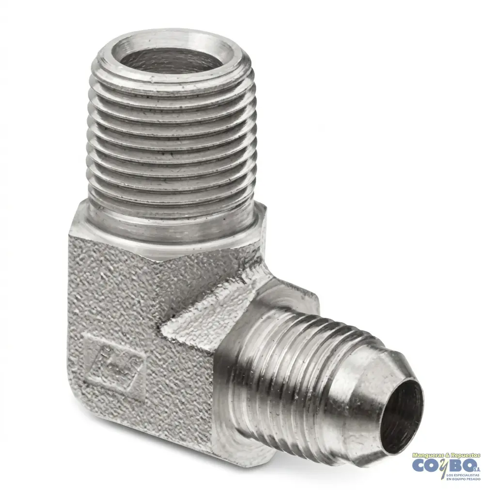 CONEC C5405 90 M JIC 1/2 A M NPT 3/8 - Imagen 1