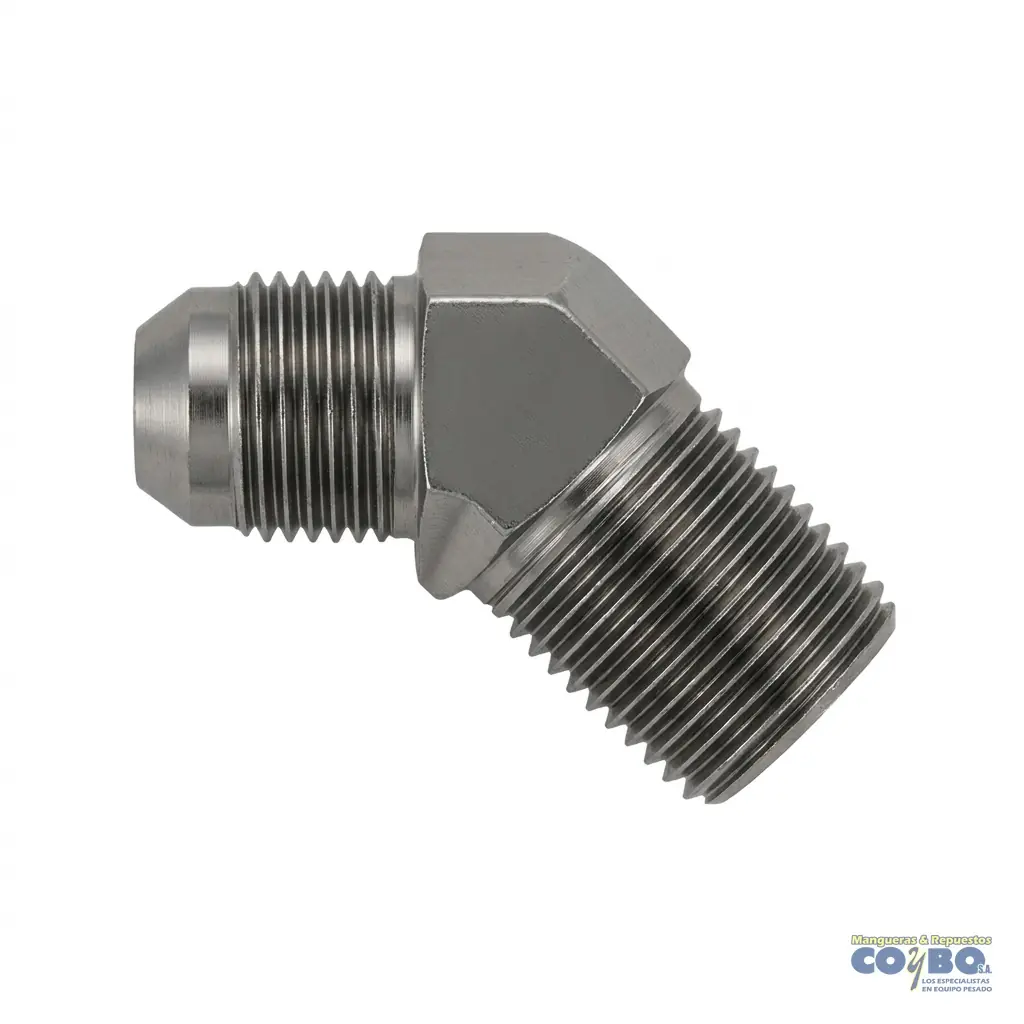 CONEC C5355 45 M NPT 3/8 A M JIC 3/8 - Imagen 1